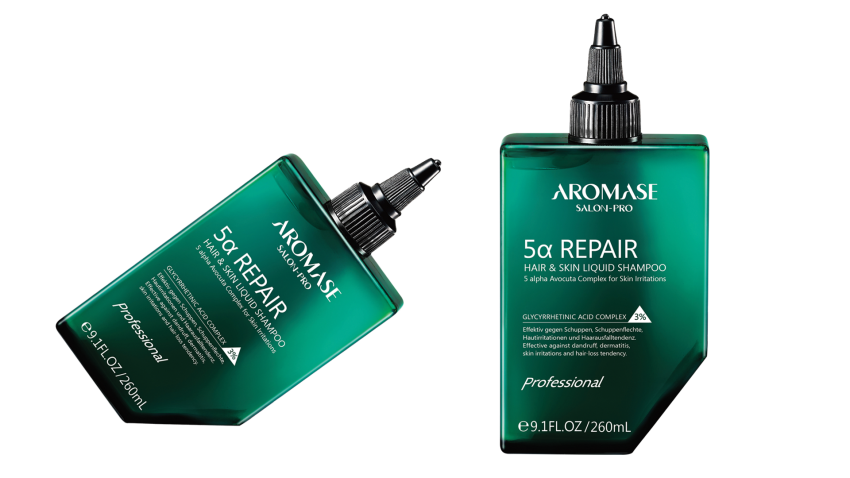 AROMASE Salon-Pro 5a Repair Hair & Skin liquid shampoo 260ml