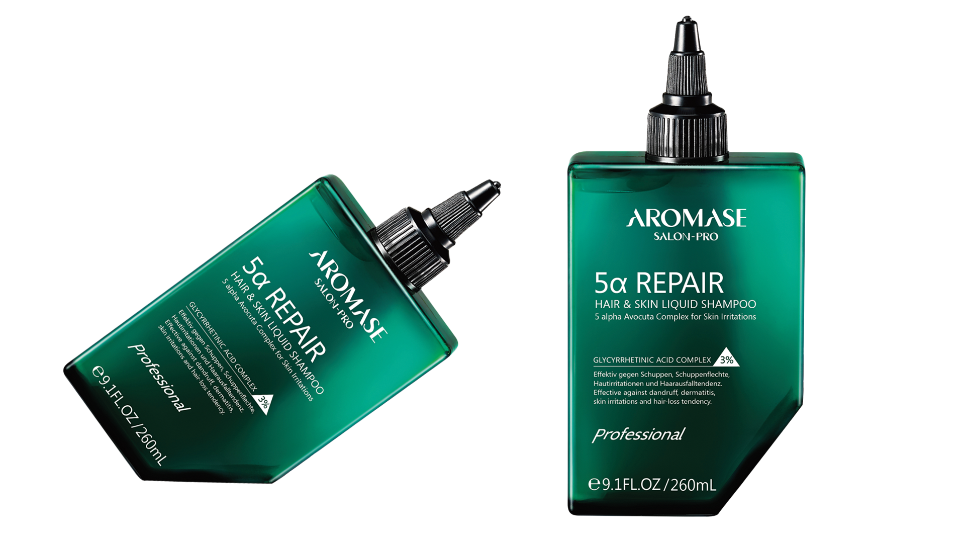 AROMASE Salon-Pro 5a Repair Hair & Skin liquid shampoo 260ml