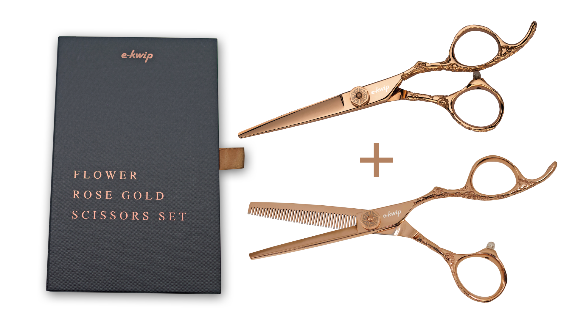 e-kwip Flower rosé-gold Set
